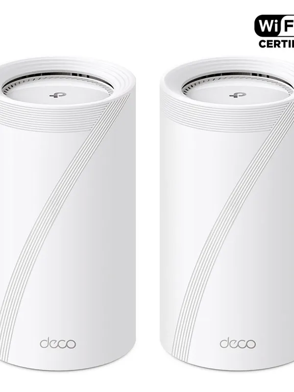 TP-LINK Deco BE85 BE19000 Tri-Band WiFi7 2-pack Mesh brezžični usmerjevalnik - router