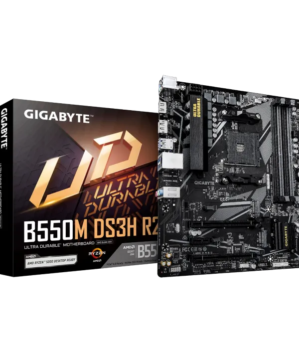 GIGABYTE B550M DS3H R2, DDR4, SATA3, USB3.2Gen1, DP, AM4 mATX