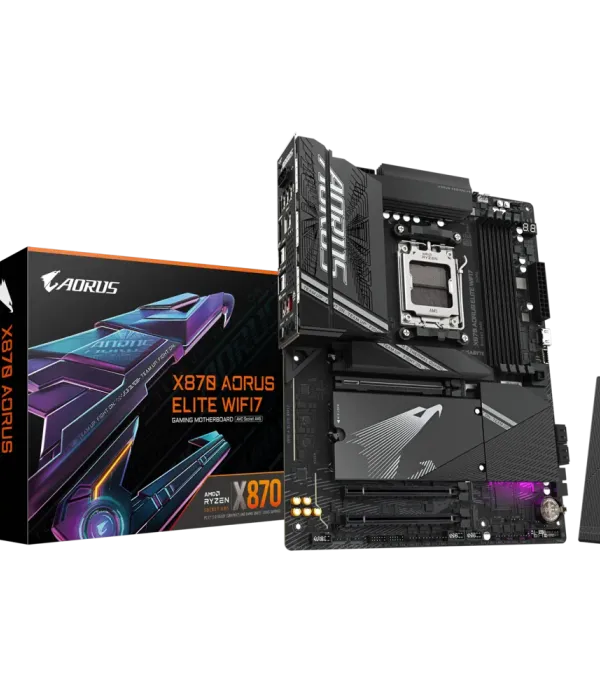 GIGABYTE X870 AORUS ELITE WIFI7, DDR5, SATA3, USB4, DP, 2.5GbE, WiFi 7, AM5 ATX