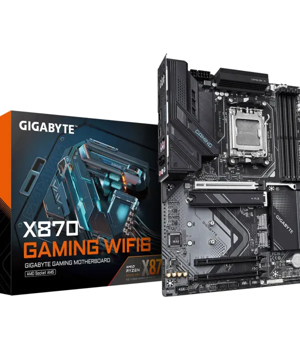 GIGABYTE X870 GAMING WIFI6, DDR5, SATA3, USB4, DP, 2.5GbE, WiFi 6, AM5 ATX