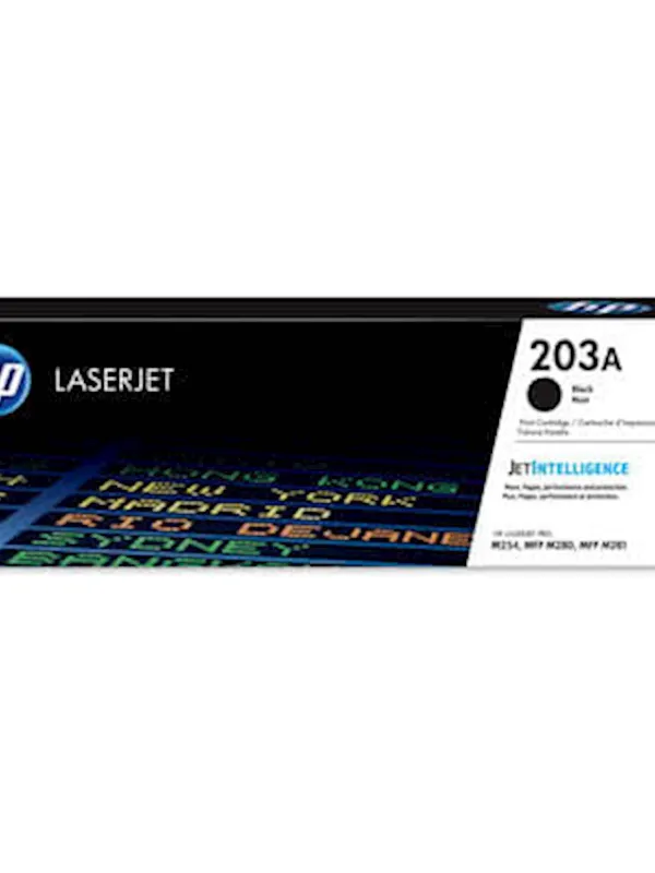 TONER HP 203A ČRN ZA COLOR LJ Pro M254dn, M365dw, MFP M280nw, M281cdw, M281fdn ZA 1.400 STRANI