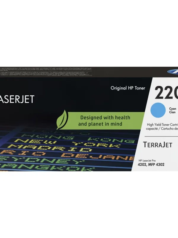 HP 220X Cyan Original LaserJet Toner Cartridge