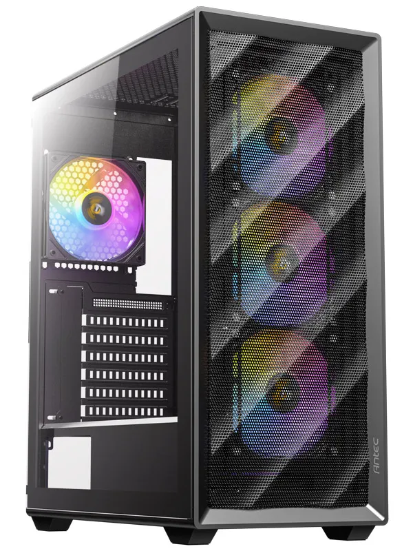 ANTEC AX85 Midi-ATX RGB okno gaming črno ohišje