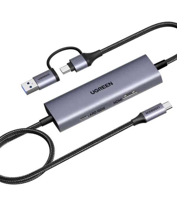 Ugreen USB-C adapter za zajem slike HDMI 4K@30Hz z USB PD 100W