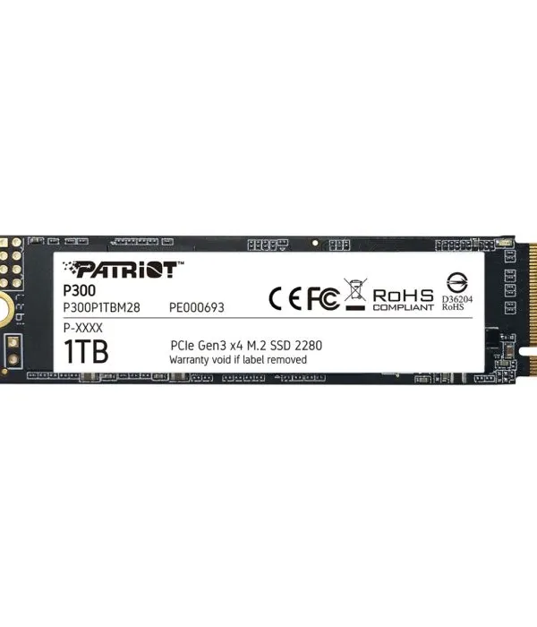 Patriot P300 1TB M.2 NVMe SSD PCIe Gen 3 x4