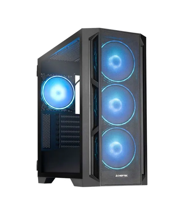 Chieftec APEX LUMO USB3.2 Gen2 E-ATX ohišje, črno