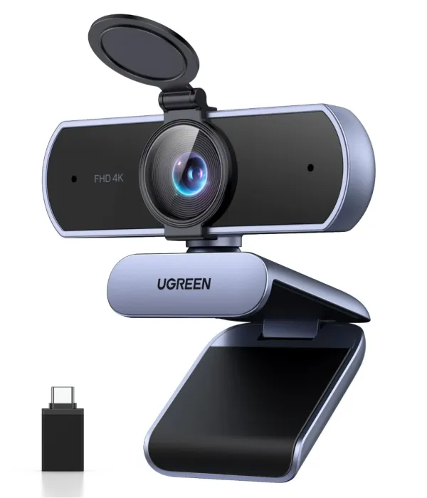 Ugreen Full-HD spletna kamera z dvojnim mikrofonom, 1080P 30Fps