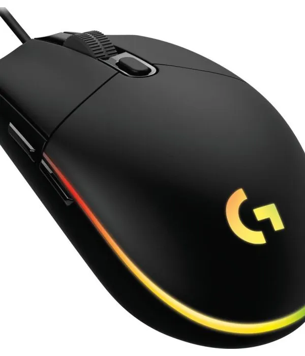 Logitech MIŠ Gaming USB G203 LightSync črna