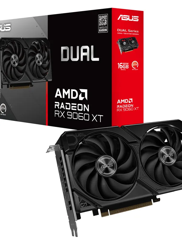 ASUS Dual Radeon RX 9060 XT 16GB GDDR6 DUAL-RX9060XT-16G grafična kartica