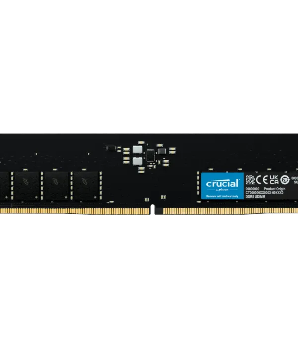 Crucial 8GB DDR5-4800 UDIMM PC5-38400 CL40, 1.1V