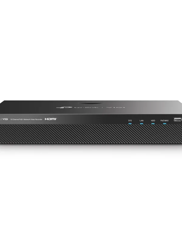 TP-LINK VIGI NVR2016H-16P 16 kanalni PoE+ 90W video snemalnik