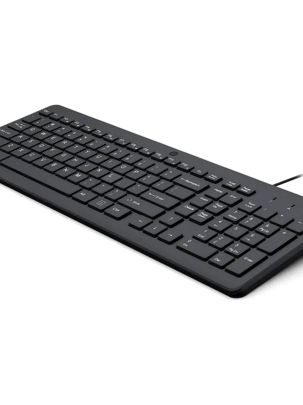 Žična tipkovnica HP 150 črne barve