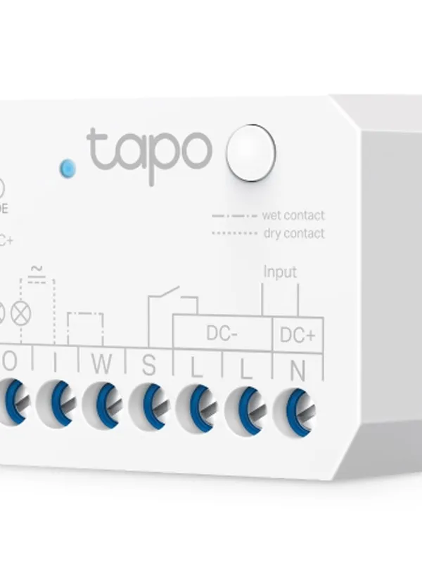 TP-LINK Tapo S110E Smart Switch Module WiFi/Bluetooth vgradno 2-kanalno pametno stikalo