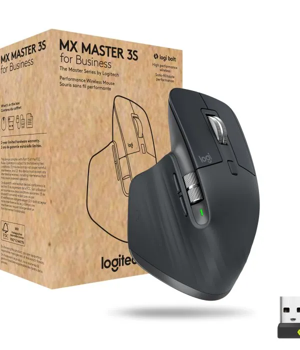 Logitech brezžična miška MX Master 3S business graphite-OEM