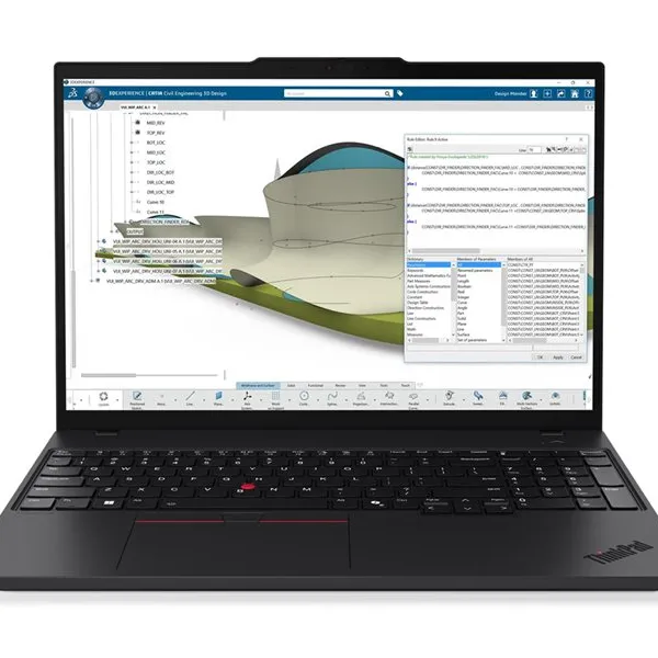 LENOVO ThinkPad P16s G4 Intel Core Ultra 7 255H 16inch WUXGA 32GB 1TB RTX PRO 500 W11P black 3Y