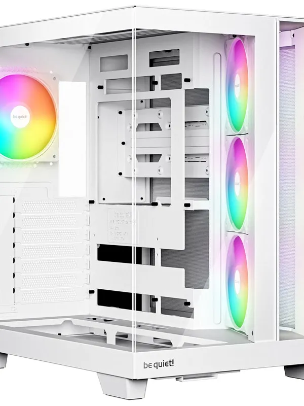 BE QUIET! Light Base 500 LX (BGW86) midi-ATX RGB okno belo ohišje