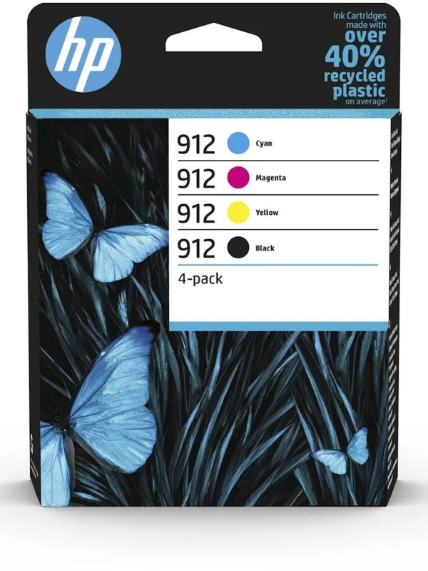 KOMPLET ČRNIL HP 912 ČRNA, CYAN, MAGENTA, RUMENA ZA OJ 801x/802x