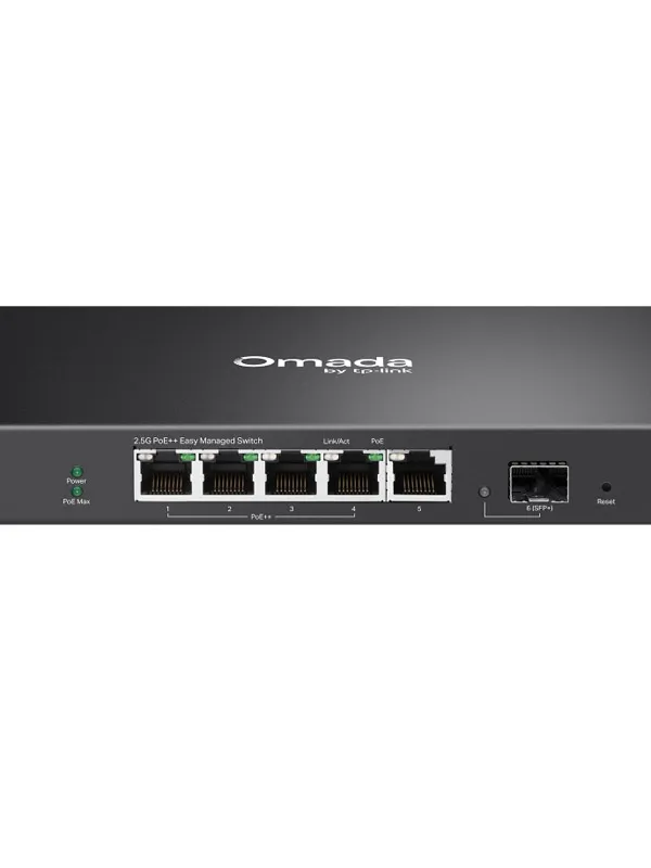 TP-LINK Omada ES206XPP-M2 5-port 2.5G RJ45 1x10GbE SFP+ 4xPoE++ L2  Easy Managed mrežno stikalo switch