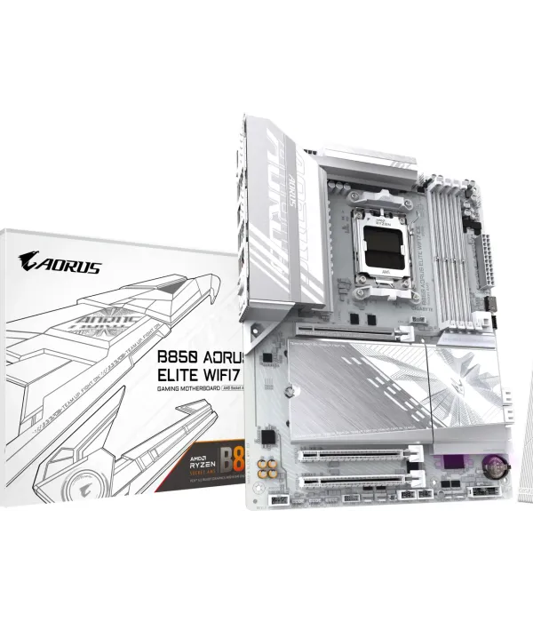 GIGABYTE B850 AORUS ELITE WIFI7 ICE, DDR5, SATA3, USB3.2Gen2x2, DP, 2.5GbE, WiFi 7, AM5 ATX