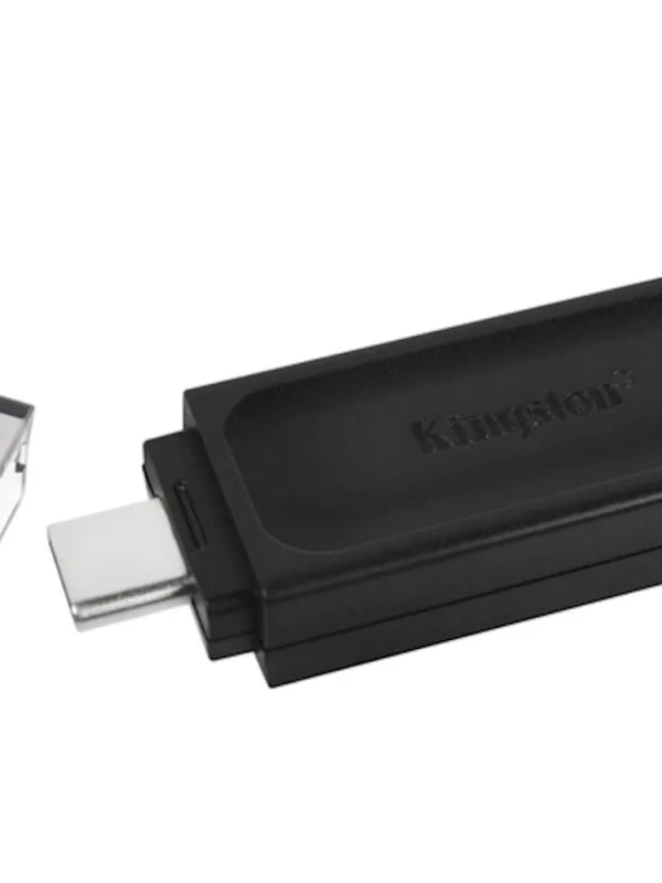 USB C DISK Kingston 64GB DT70, 3.2 Gen1, plastičen, s pokrovčkom