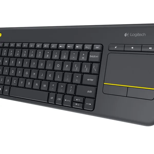 LOGITECH K400 PLUS brezžična touch črna slovenska tipkovnica