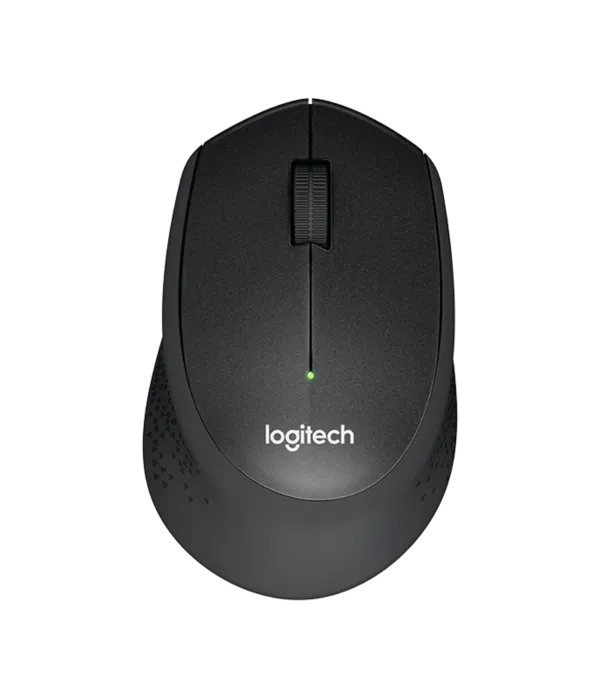 Logitech M330 Silent Plus brezžična miška, črna