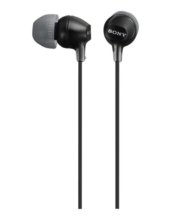 SONY MDR-EX15LP EX Series earphones in-ear wired 3.5 mm jack black