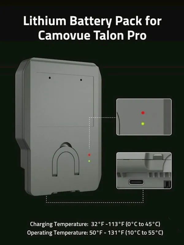 Reolink CAMOVUE BP-10  Lition polnilna baterija, 6000mAh