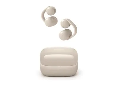 SONY LinkBuds Clip Open-Ear Headphones Greige