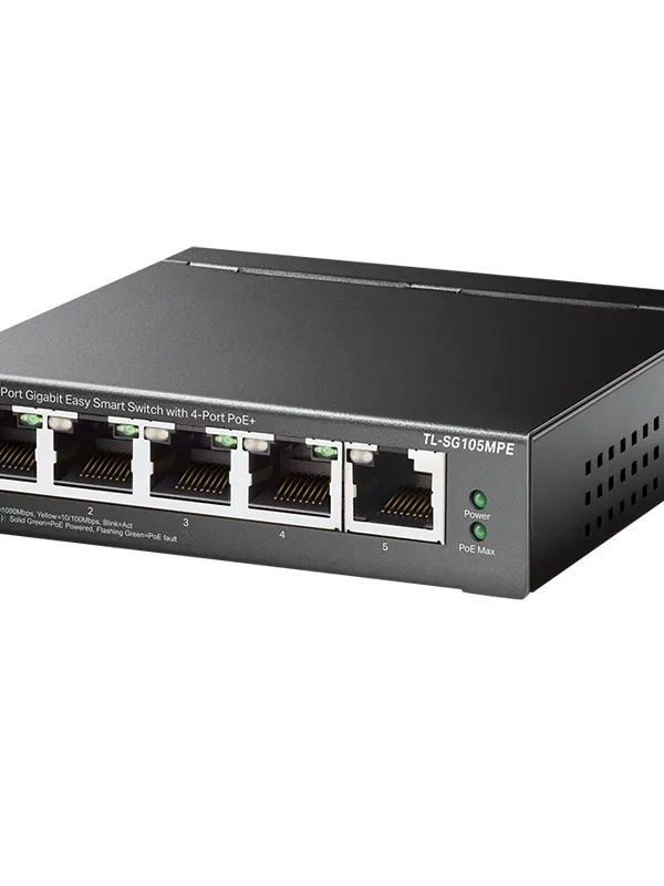 TP-LINK TL-SG105MPE 5-Port Gigabit (4x PoE+) RJ45 Easy Smart mrežno stikalo switch